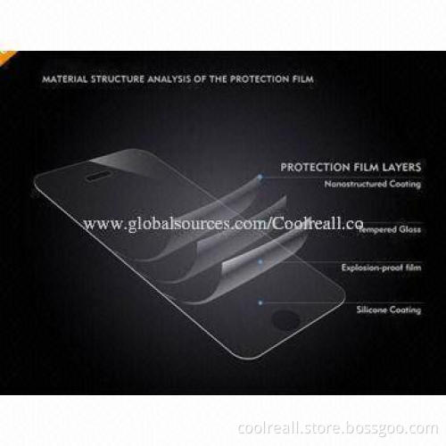 0.3mm Tempered-glass Customized Mobile Phone Screen Protector, 9H Hardness